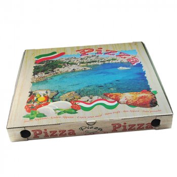 100 Stk. Pizzakarton 46x46x5 cm Pizzaschachtel Pizzabox